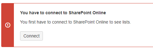 Missing login to SharePoint
