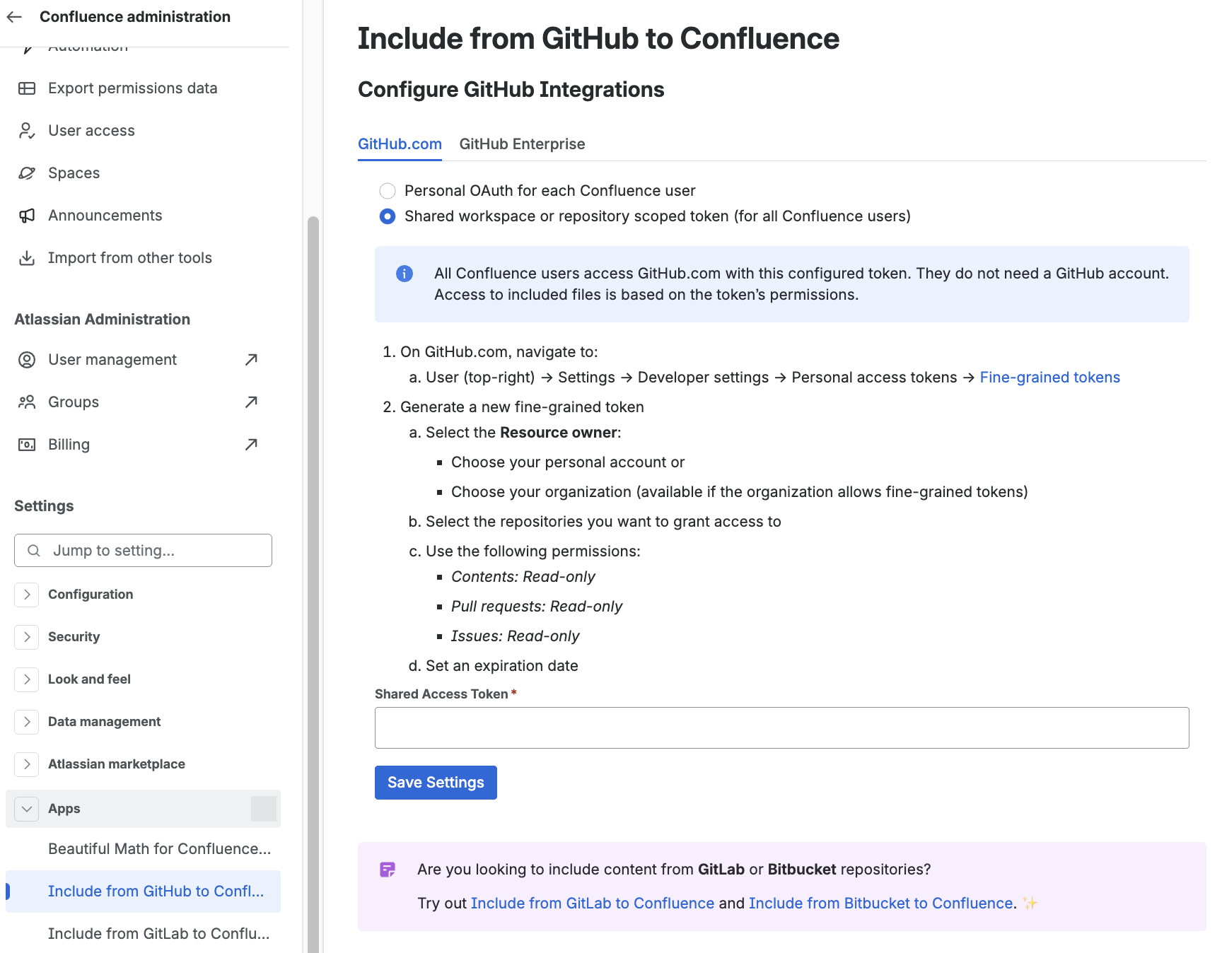 Include from GitHub - cloud configuration.png